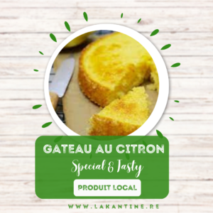 Gâteau au citron fondant - pâtisserie LA KANTINE traiteur oriental